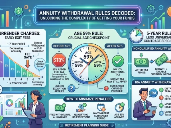 The 5-Year Rule, 59½, and Surrender Charges: Annuity Withdrawal Rules Decoded